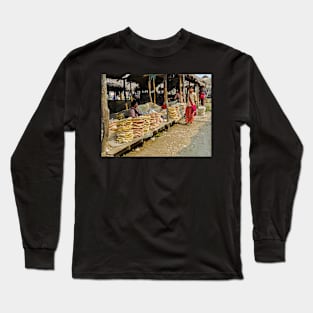 Mine Thauk Market Inle Lake. Long Sleeve T-Shirt